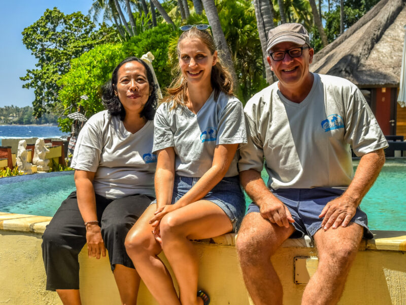Das Manager Team des Bali Villa Dive Resort, Bali, Indonesien